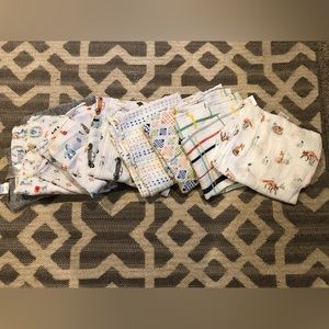 8 Aden+Anais /Little unicorn cotton muslin swaddle blankets